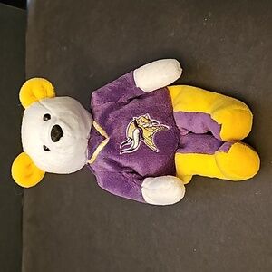 Salvino's Bammers Minnesota Vikings NFL Beanie Bear Plush